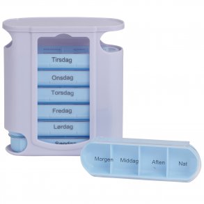 Pilleboks Ukentlig dosering Pilleboksdispenser med 7 skuffer
