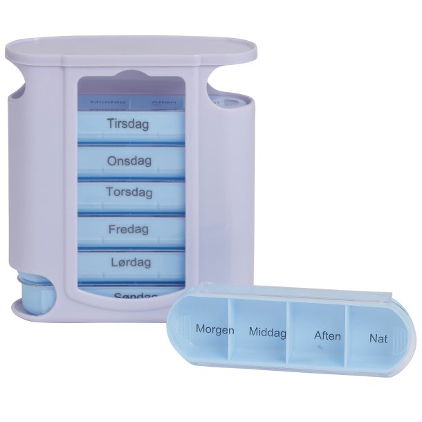 Pilleboks Ukentlig dosering Pilleboksdispenser med 7 skuffer