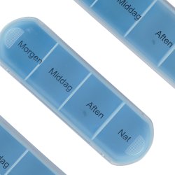 Pilleboks Ukentlig dosering Pilleboksdispenser med 7 skuffer