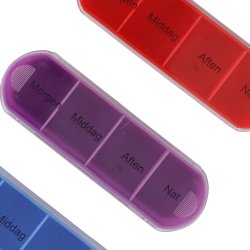 Pillendose Wochendosierung Pillendose Spender Farbige Schubladen
