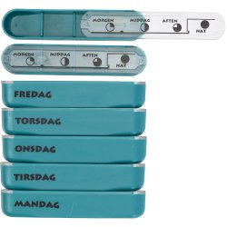 Ukentlig dosering Pilleboks MouthFresh Pillemappe 7 Pillebokser