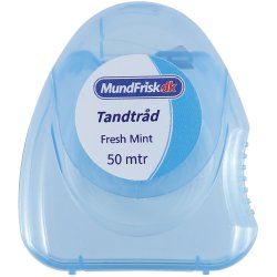 Tandtrdsholder Stl + 50 mtr. Tandtrd MundFrisk Fresh Mint