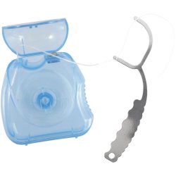 Tandtrdsholder Stl + 50 mtr. Tandtrd MundFrisk Fresh Mint