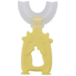 Barnetannbrste U-formet Silikonbrste 2-4 r Animal