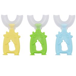 Barnetannbrste U-formet Silikonbrste 2-4 r Animal