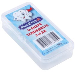 Barnetannbrste U-formet Silikonbrste 2-4 r Animal