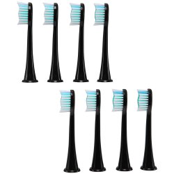 8 stk. Sorte Brstehoveder Philips SoniCare Kompatible