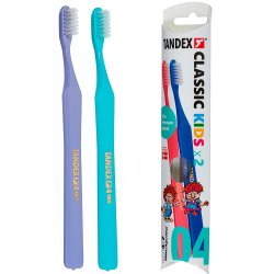 Brnetandbrster 2 stk. Tandex 04 Kids Soft