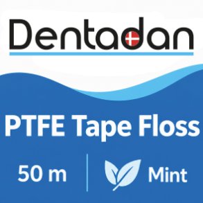 Dentadan PTFE Tape Floss 50 m – Platte flosdraad