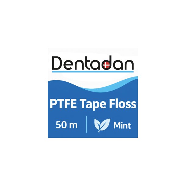 Dentadan PTFE Tape Floss 50 m – Platte flosdraad