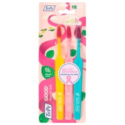 Brekraftige tannbrster TePe Soft 3 stk. Regular Soft