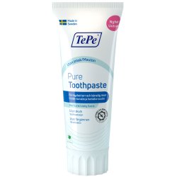 Tandkrm utan smak mot muntorrhet Tepe Pure 75 ml.