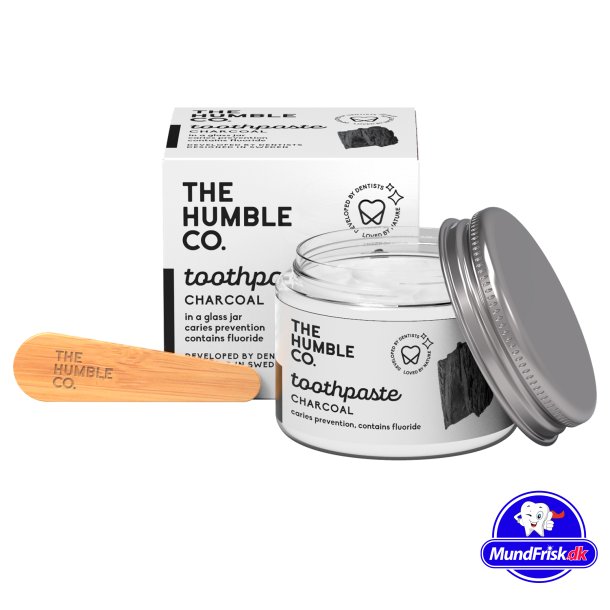The Humble Co. Naturlig CHARCOAL Tandpasta i Glas