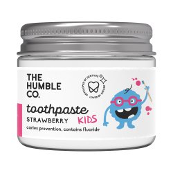 The Humble Co. Naturlig jordgubbstandkrm fr barn i glas