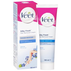 Veet Hrfjerningscreme Silky Fresh Sensitive Legs & Body 100 ml