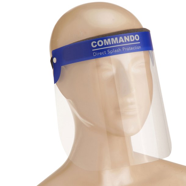 Ansigtsskrm Visir Med Skumkant