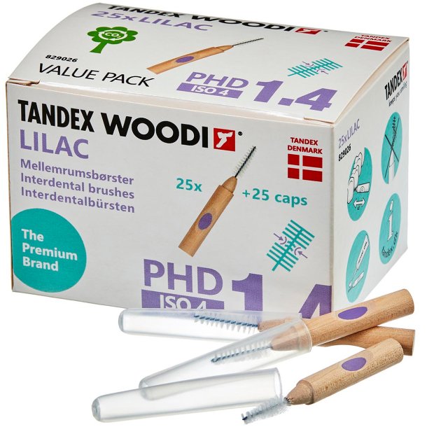 25 stk. Tandex Woodi Mellemrumsbrster ISO 4 LILAC