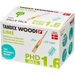 25 stk. Tandex Woodi Mellemrumsbrster ISO 5 LIME