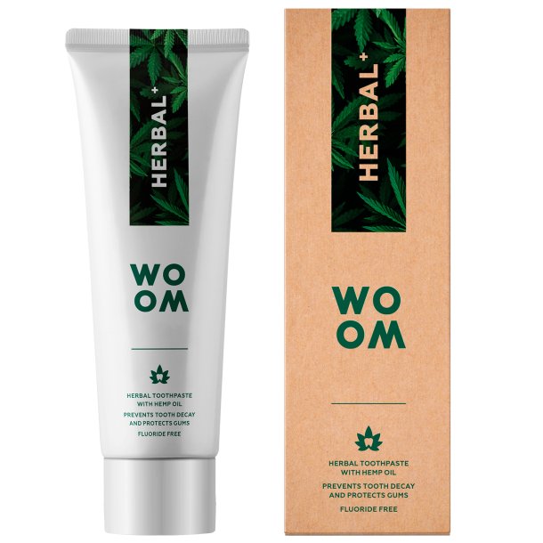 Woom Urtetannkrem Med Hampolje 