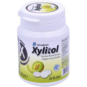 Xylitol Dental Care-sugetabletter MIRADENT Melonboks 26 pcs.