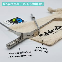 Qikfresh Tungskrapor Rostfritt STL 2 st. Rttvisemrkt vska