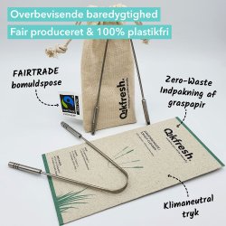 Qikfresh Tungskrapor Rostfritt STL 2 st. Rttvisemrkt vska