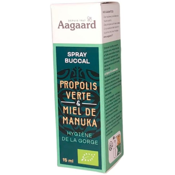 Munnspray kologisk Grnn Propolis Aagaard Buccal