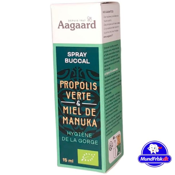 Munspray Ekologisk Grn Propolis Aagaard Buccal