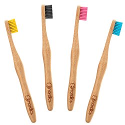 Nordics Bamboo Tandborstar Med Mjuk Borst