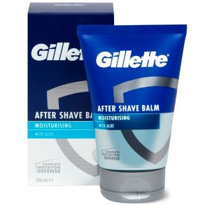 Gillette Aftershave Balm Moisturizing Aloe Vera 100 ml.