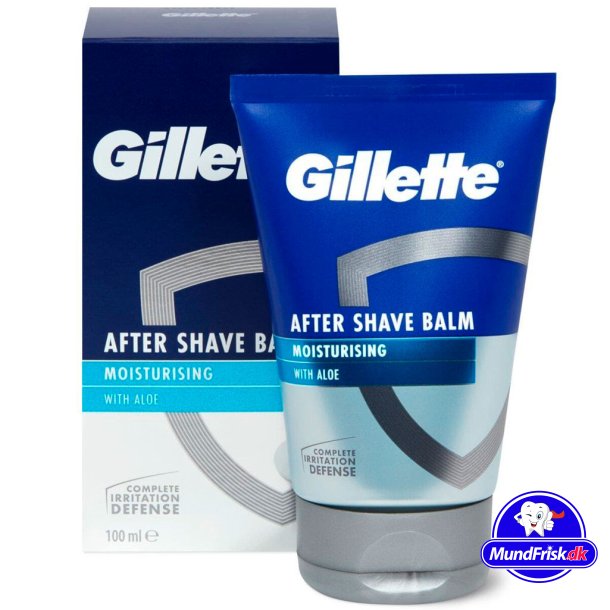 Gillette Aftershave Balm Moisturizing Aloe Vera 100 ml.