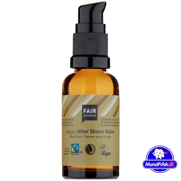 kologisk Aftershave Fair Squared Argan Balm Pumpe