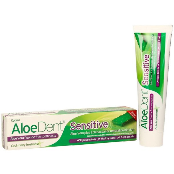 Aloe Vera Tandkrm AloeDent Sensitive Fluorfri
