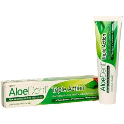 Aloe Vera Tandkrm AloeDent Triple Action Fluorfri 100 ml