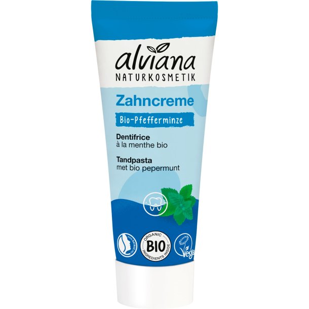 kologisk Tandpasta Alviana Organic Peppermint