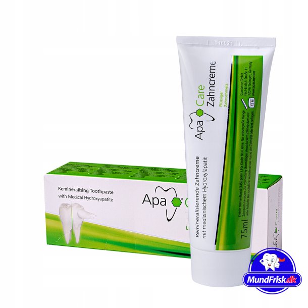 ApaCare Remineralizing Hydroxyapatit Tandpasta Mod Isninger 75 ml