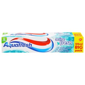 Aquafresh Tandpasta Active Fresh 125 ml.