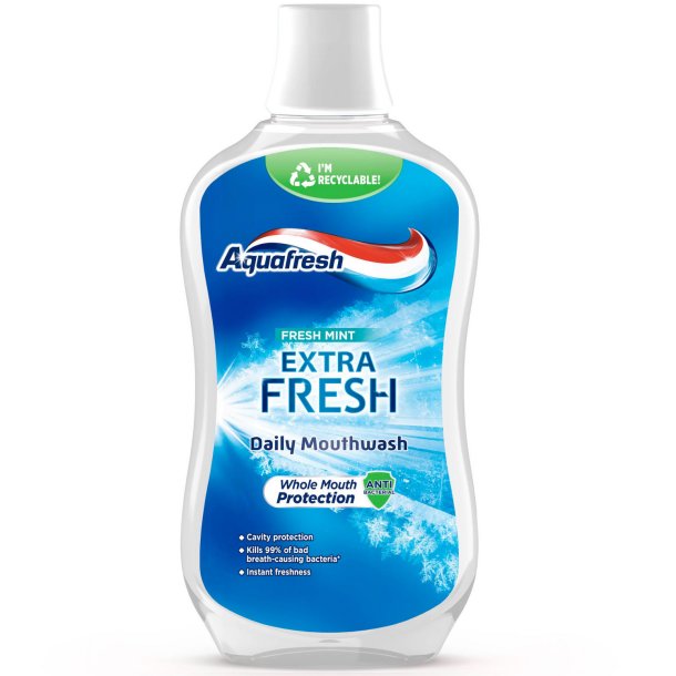 Aquafresh Munvatten Freshmint Extra Fresh Daily 500 ml.