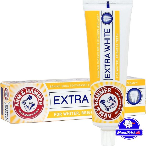 Tandblegning Tandpasta Arm &amp; Hammer Extra White 125 ml.