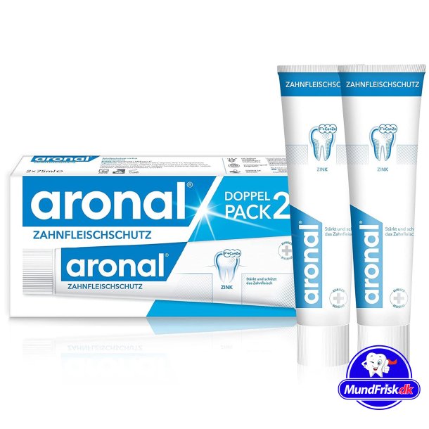 Aronal Tannkrem 2 x 75 ml. Beskyttelse av tannkjttet