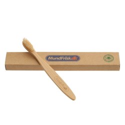 MundFrisk Bamboo tandborste fr barn - Extra mjuka borst