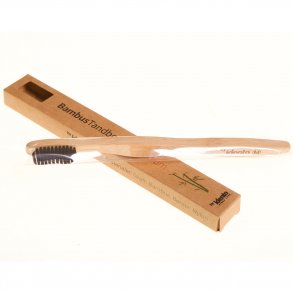 Idento Bamboo Tandborste - Medium