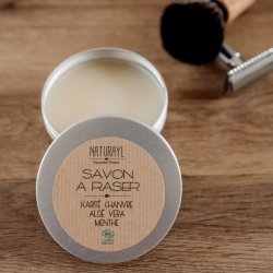 Naturlig barberspe Naturayl Shea/Hemp/Aloe Vera/Mint