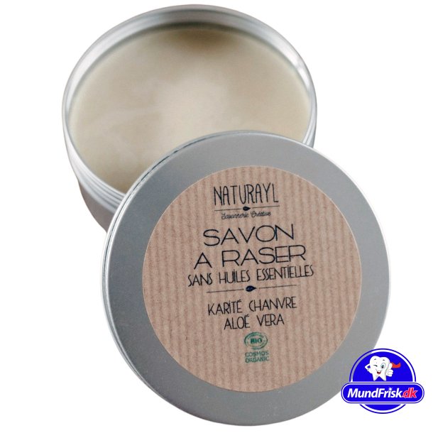Nat&uuml;rliche Rasierseife Naturayl Shea/Hanf/Aloe Vera Ohne &auml;therische &ouml;le