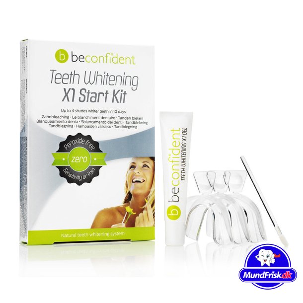 Zahnaufhellung Beconfident X1 Start Kit Whitening