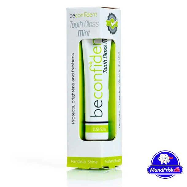Zahnaufhellende Zahnpasta Beconfident Tooth Gloss Mint 10 ml.