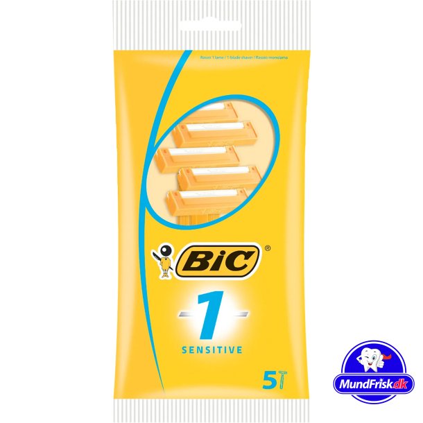 BIC 1 Engangsskrabere Sensitive 5 stk.