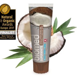 Biomed Superwhite Hydroxyapatit tandkrm utan fluor 100g