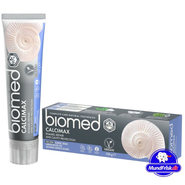 Biomed CalciMax Hydroxyapatite tannkrem uten fluor 100g
