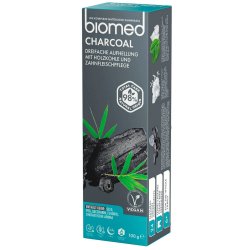 Biomed Charcoal Tandkrm utan fluor 100g